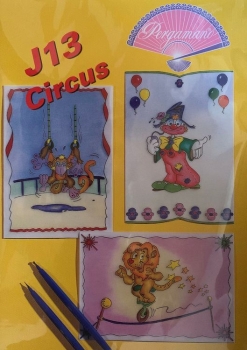 Pergamano Vorlagenmappe J13, Circus